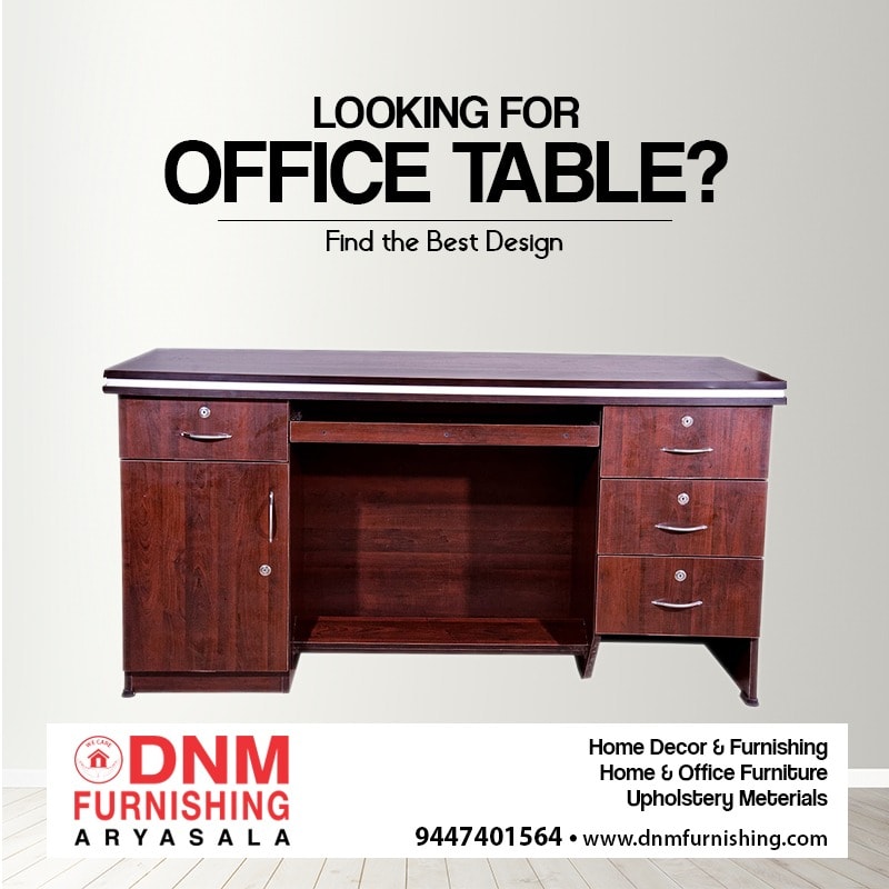 DNM Furnishing Aryasala office tables shop trivandrum