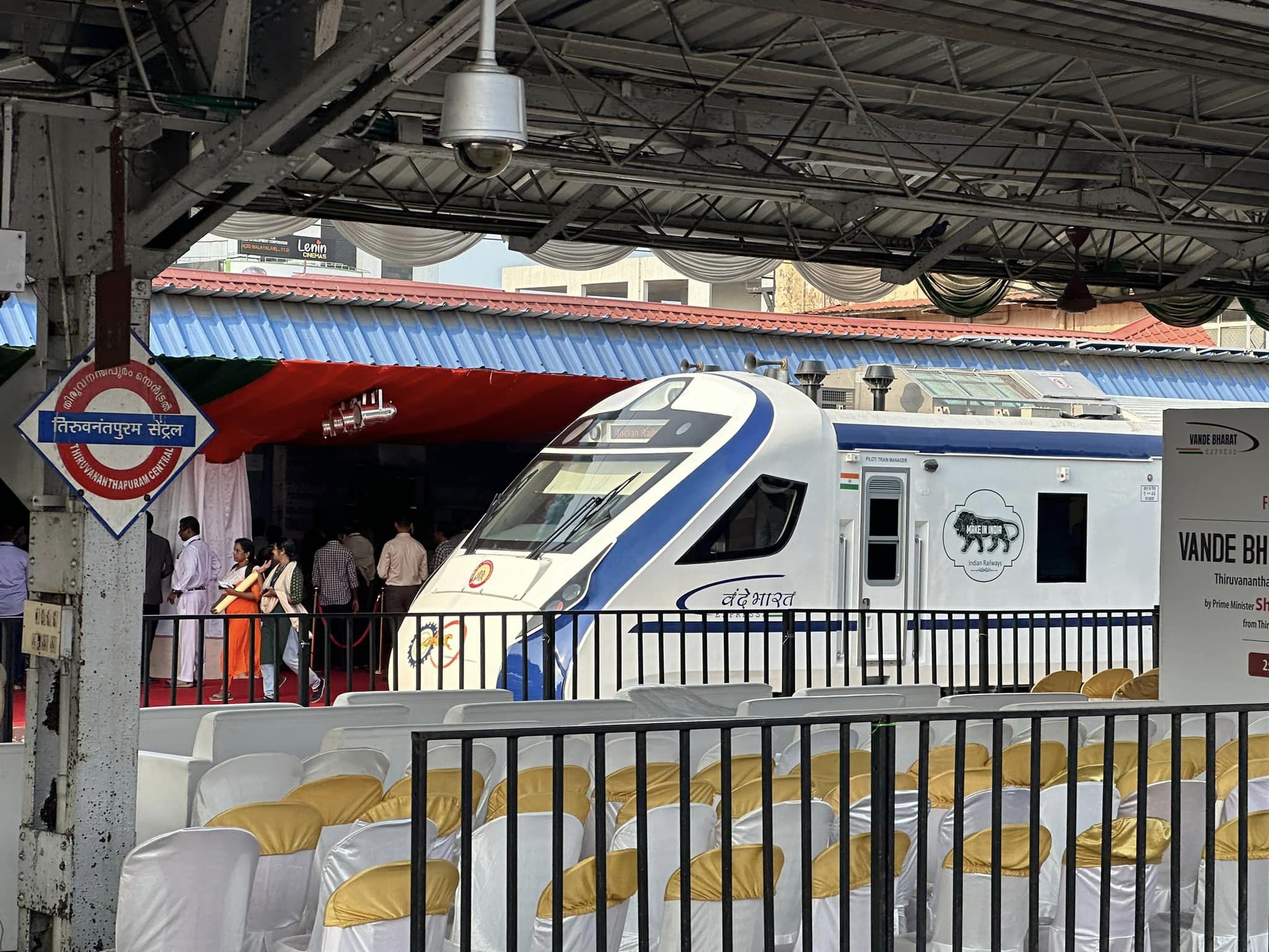Thiruvananthapuram Kasaragod Vande Bharat Train Timings