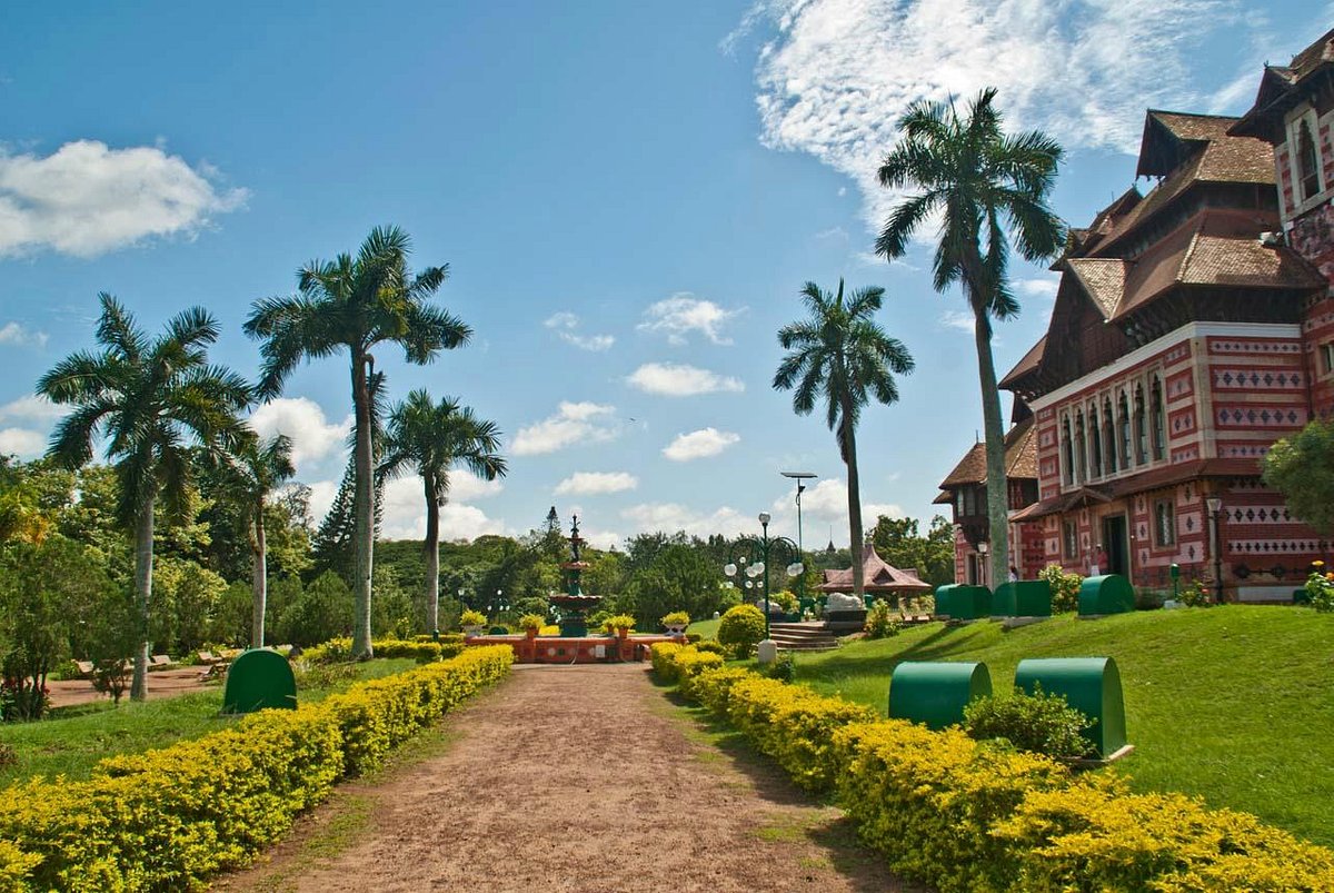Beautiful view of Napier Museum in Thiruvananthapuram